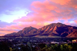 boulder colorado and flatirons